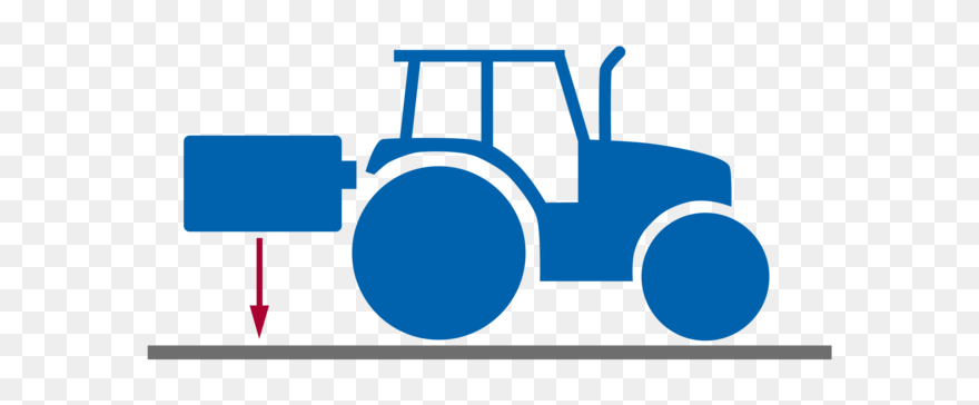 Tractor Icon Transparent Silhouette Clipart