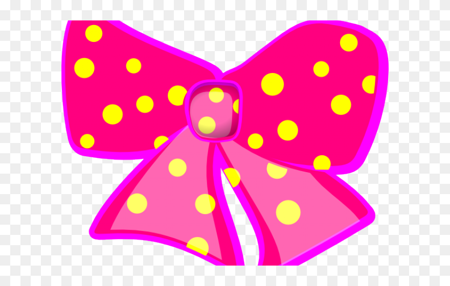 Hair Bow Cartoon Clipart