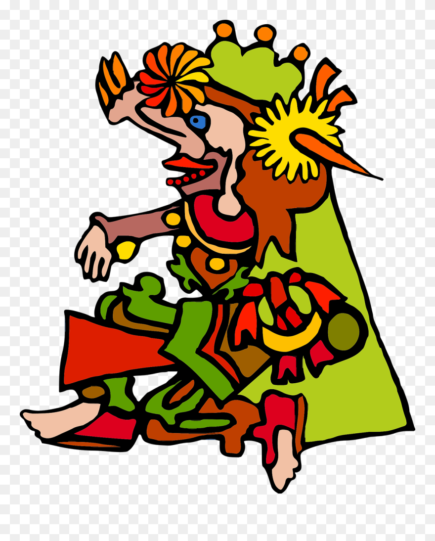 Mayan Traditional Dance Free Photo - Ancient Mayan People Clipart