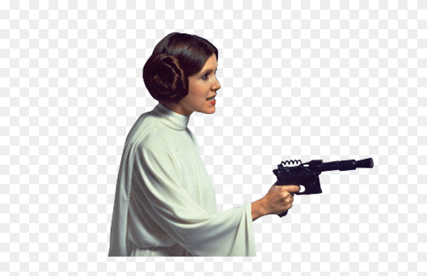 Princess Leia Side View Clip Arts - Star Wars Dvd Box - Png Download