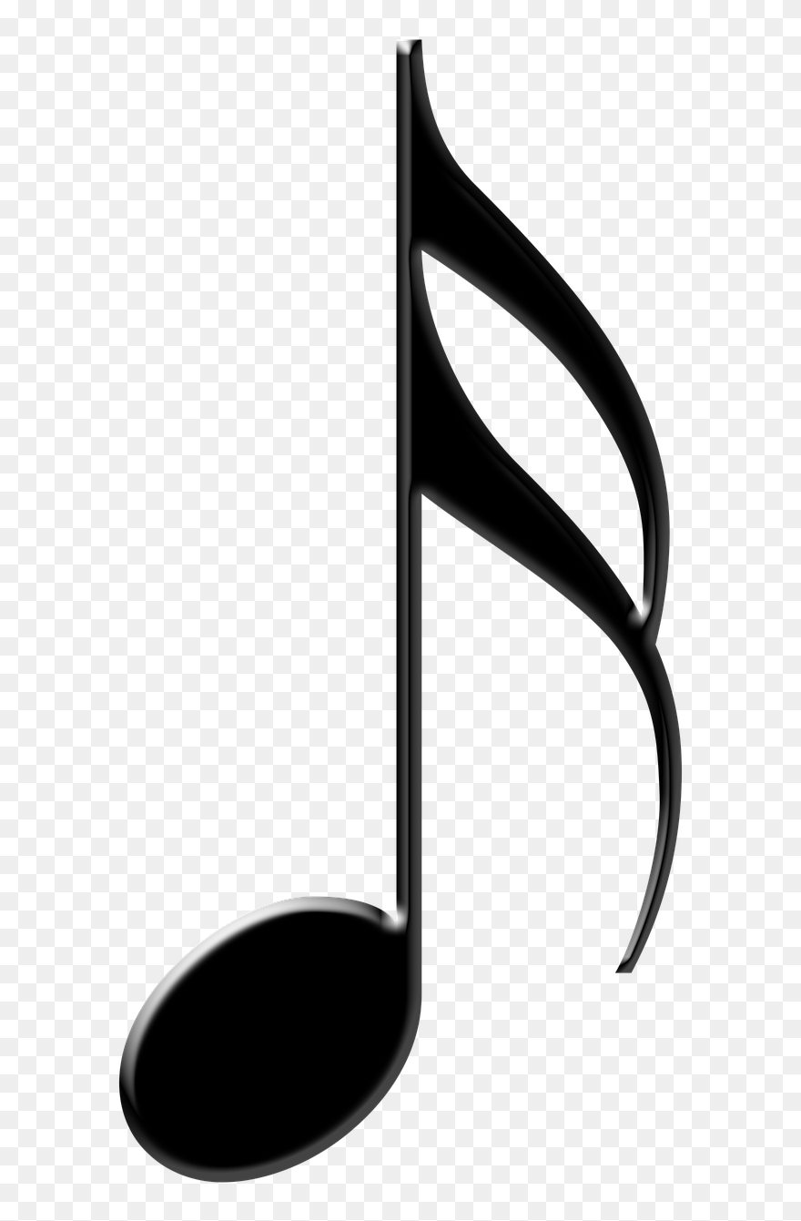 Drawn Music Notes Translucent - Png Music Note Transparent Clipart