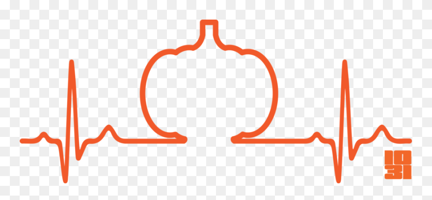 Halloween Heartbeat Decal - Halloween Heartbeat Clipart