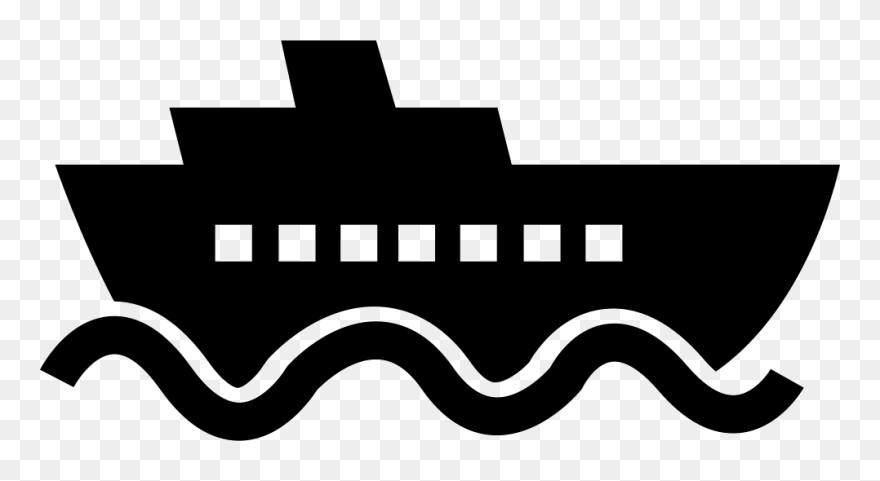 Cruise Ship - Logo Bateau Png Clipart