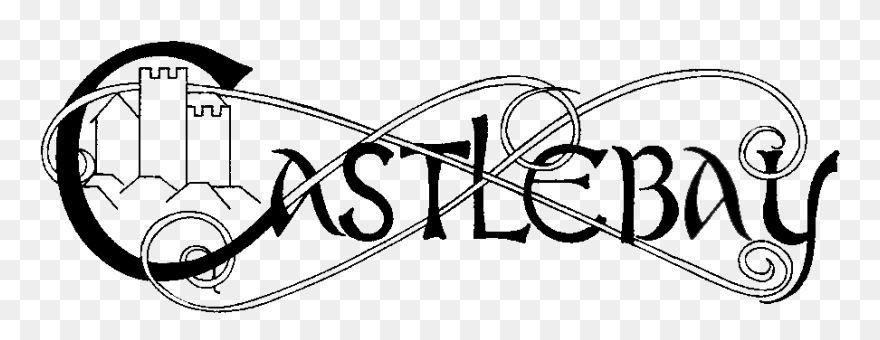 Castlebay - Line Art Clipart