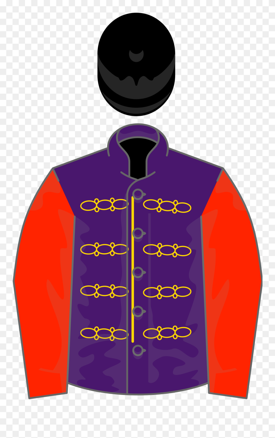 Ogden Mills Racing Silks Clipart