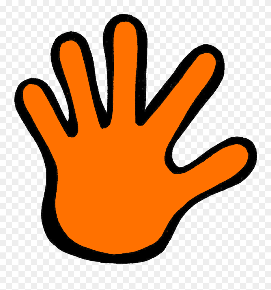 Orange Clipart Hands - Touch Math With Ten Frames - Png Download