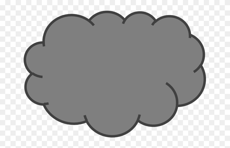 Storm Cloud Png Cartoon - Portable Network Graphics Clipart