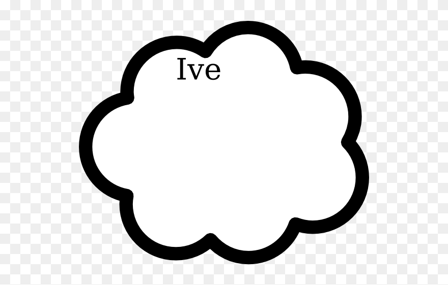 Thought Cloud Clipart