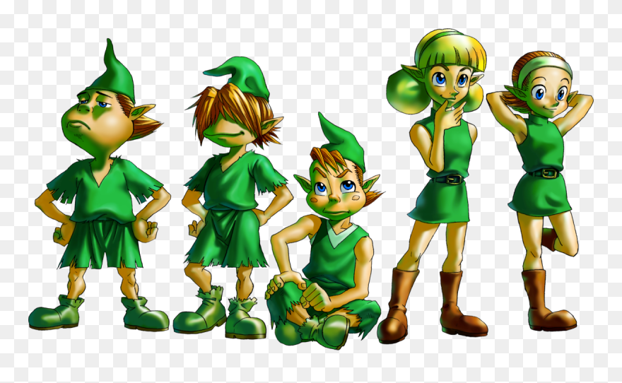 Lumberjack Clipart Forest Man - Legend Of Zelda Ocarina Of Time Kokiri - Png Download