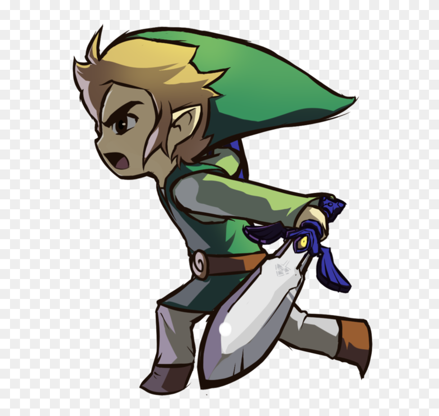 Collection Of Free Link Drawing Windwaker Download - Wind Waker Link Side View Clipart