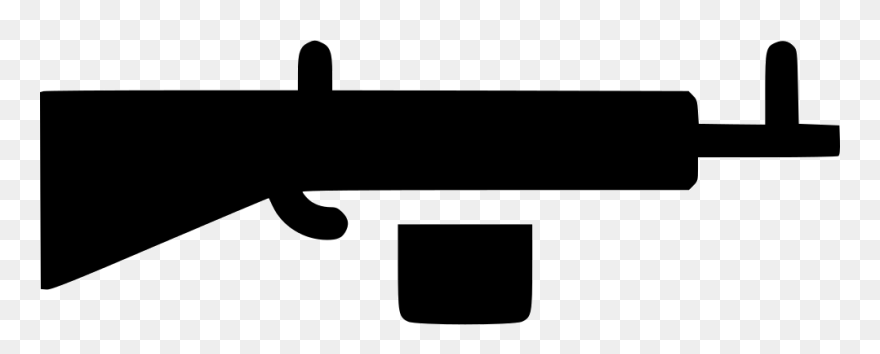 Gun - Assault Rifle Clipart
