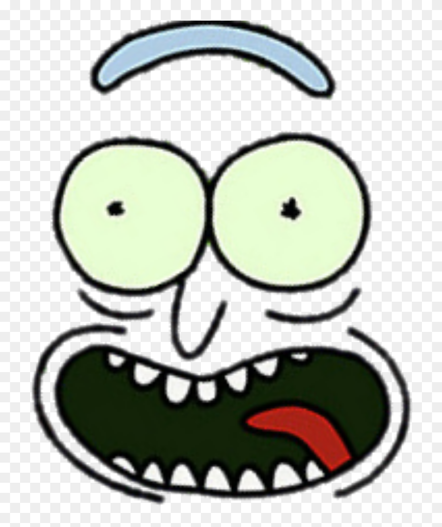 Enjoy The Possibilities - Pickle Rick Face Png Clipart
