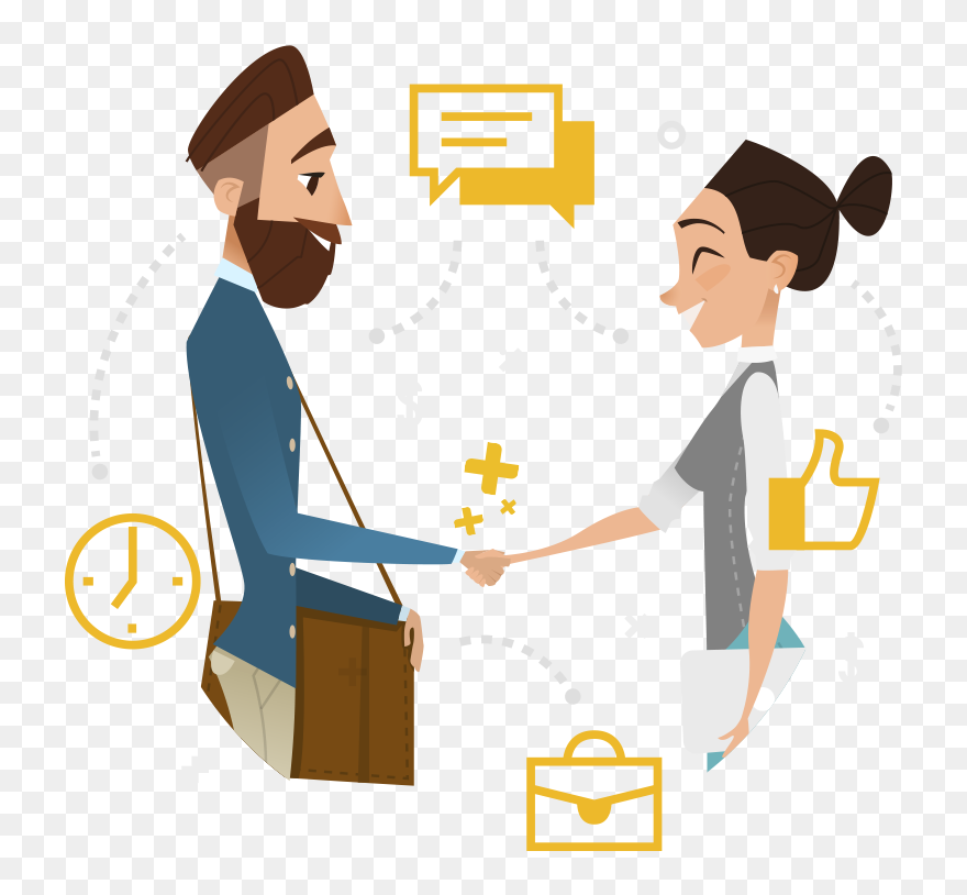 Partenariat Gagnant Gagnant Clipart