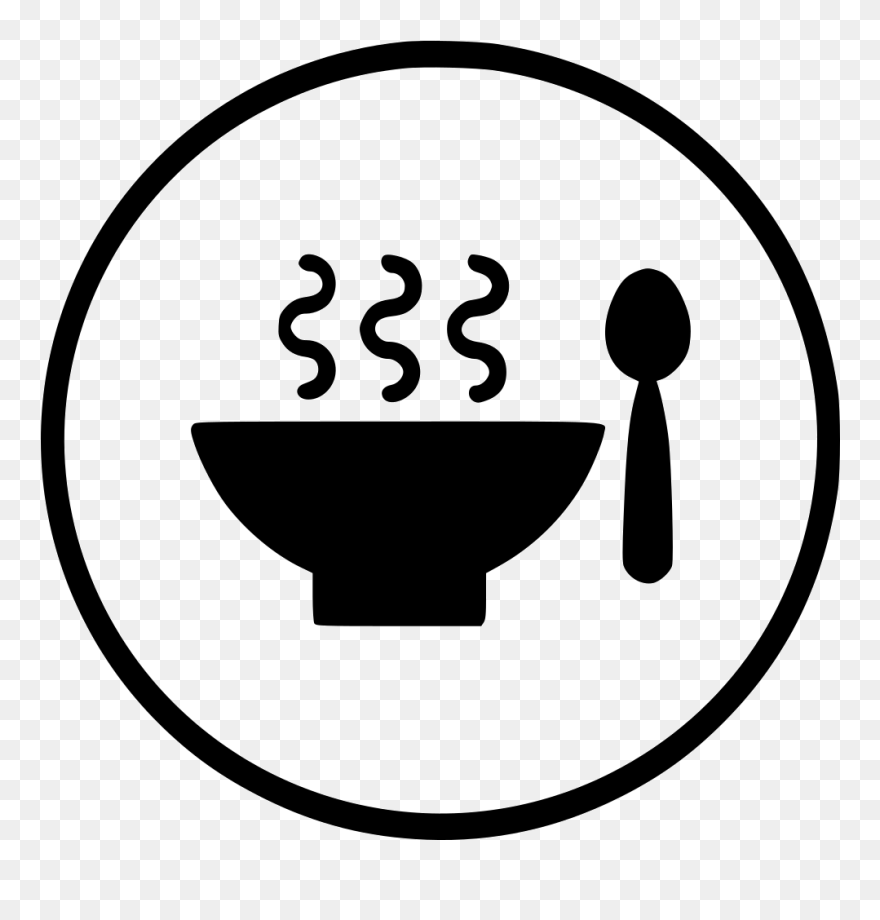 Transparent Soup Bowl Clip Art - Soup Icon Bowl Png