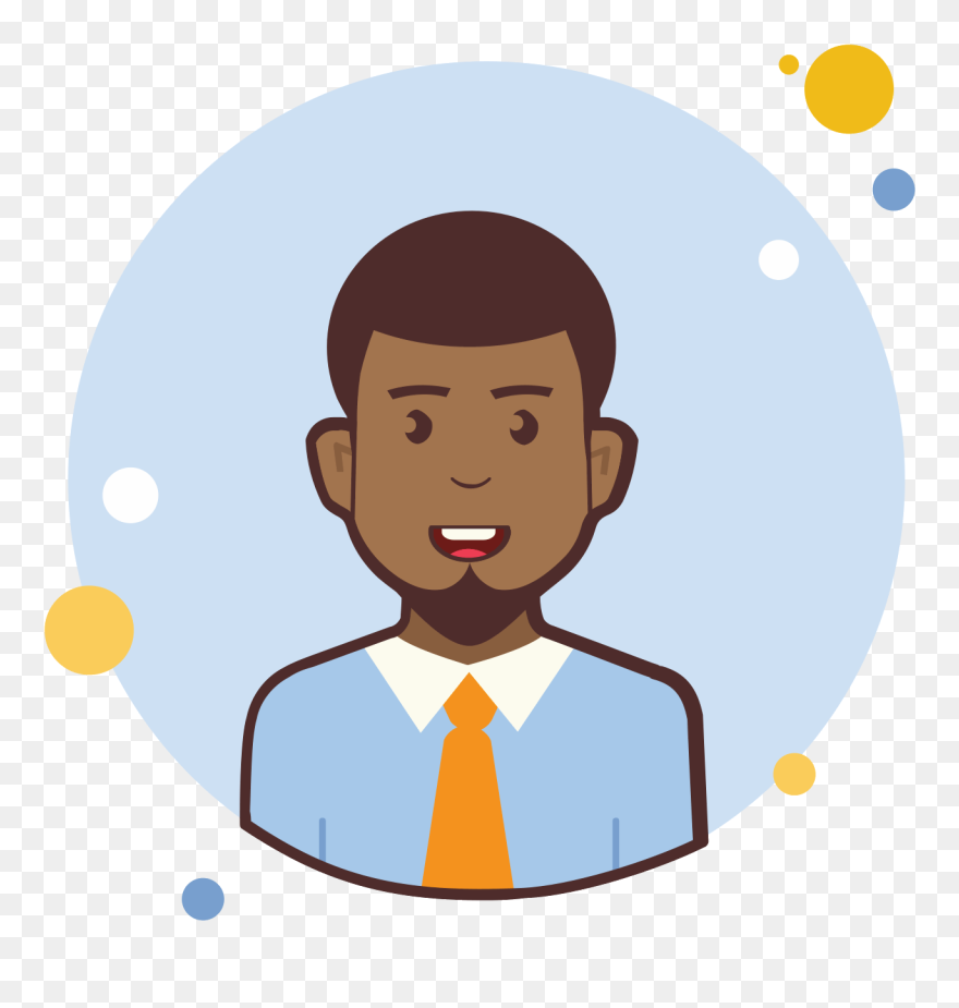 Necktie Drawing Vector - Round Avatar User Icon Png Clipart