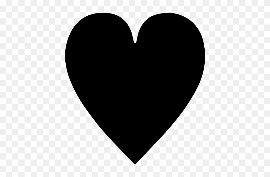 Heart Clipart Silhouette - Png Download