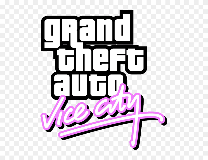 Grand Theft Auto Vice City Logo Clipart