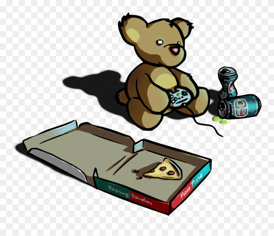 Teddy Gamer Clipart