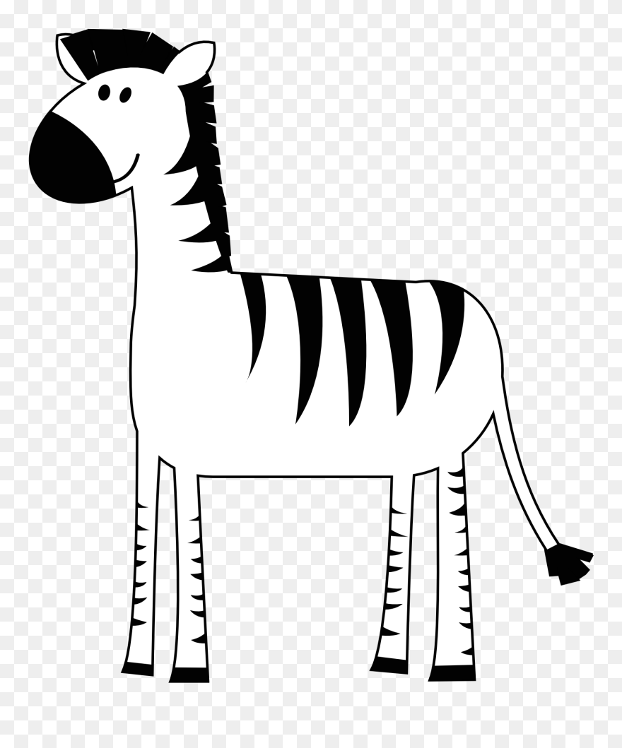 Zebra Png Black And White Clipart