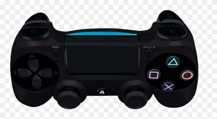 Ps4 Controller Transparent Png Pictures - Sword Art Online Nes Clipart