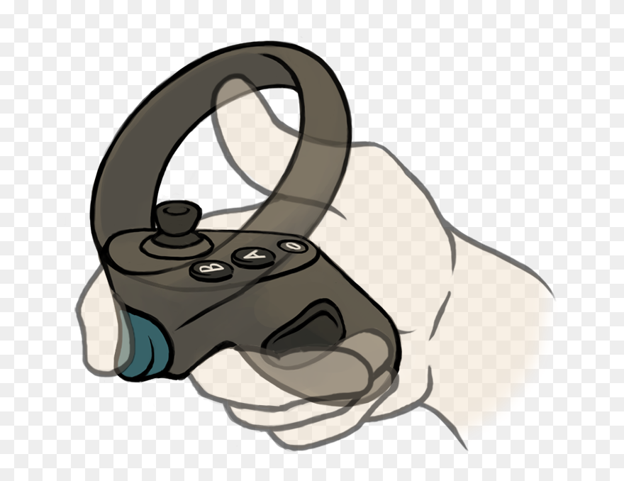 Quest Controller - Oculus Quest Controller Drawing Clipart