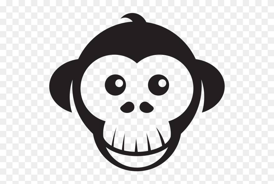 Monkey Silhouette Clipart