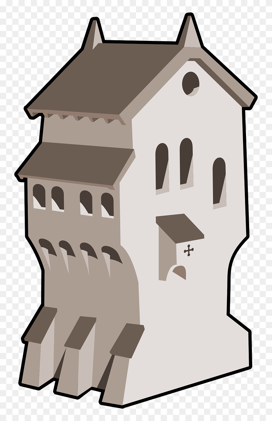 Medieval Buildings Graphics Clipart