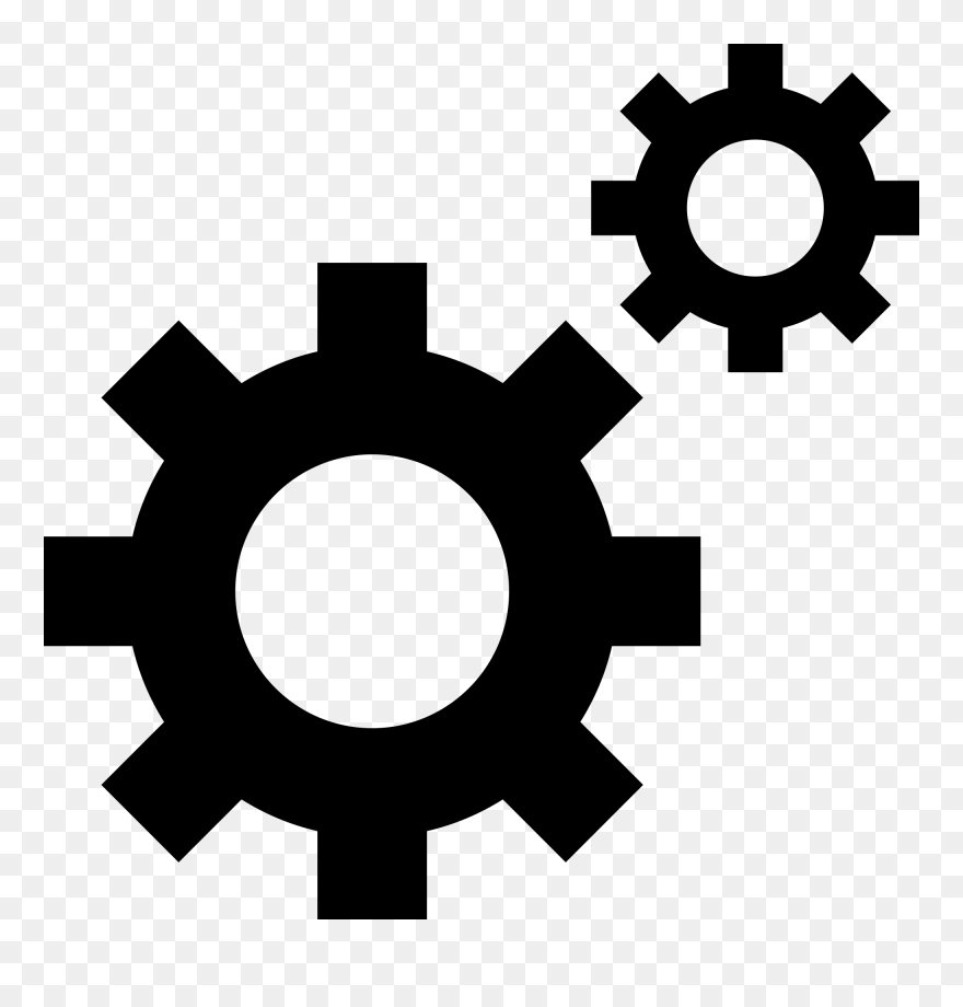File Simpleicons Interface Gears - Gear Vector Icon Png Clipart