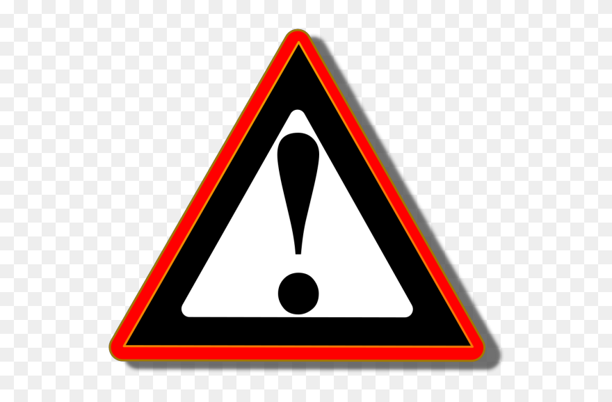 Red Black Warning Png Icons - Stage 1 Early Stage Thyroid Cancer Clipart