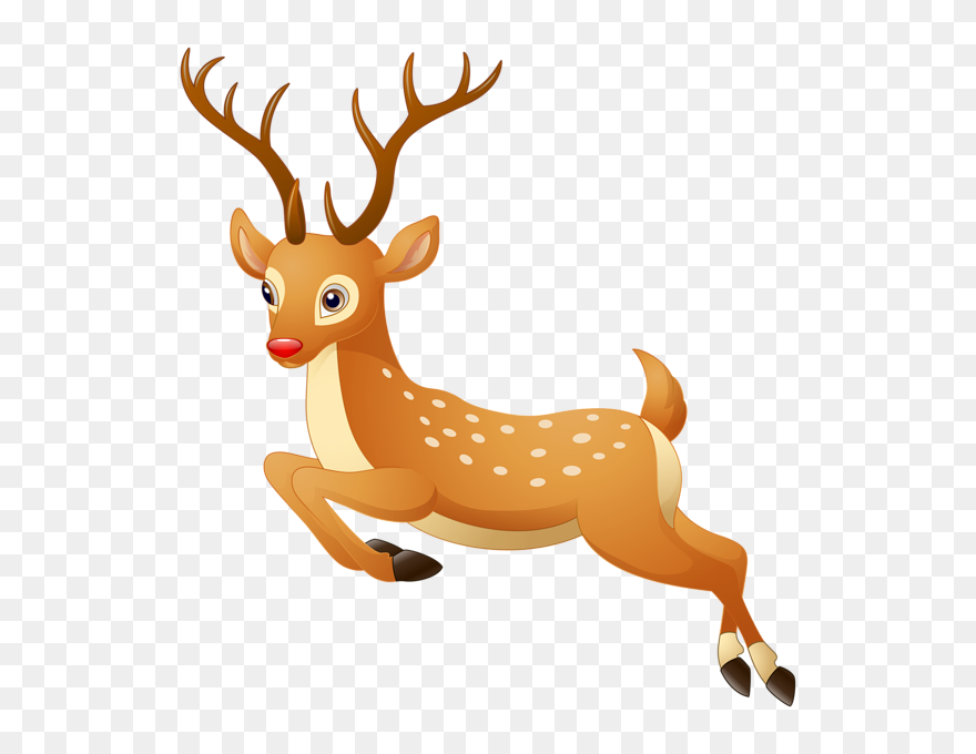 Clipart Reindeer - Png Download