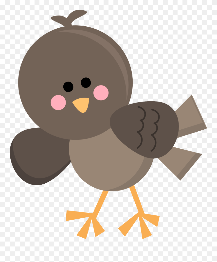 Pin By Maria On Animal - Cute Bird Image Clipart - Png Download