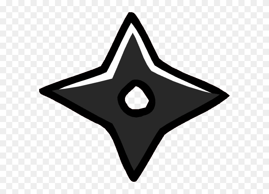 Bullet Clipart Projectile - Shurikens Png Transparent Png