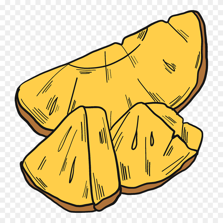 Pineapple Slices Clipart - Png Download