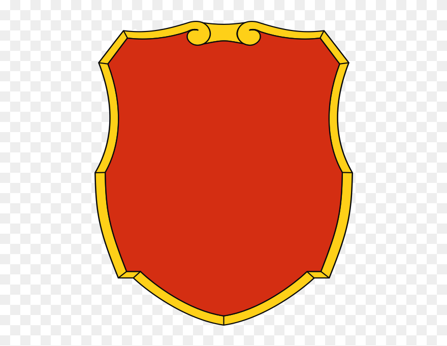 Red Shield - Tameng Png Clipart