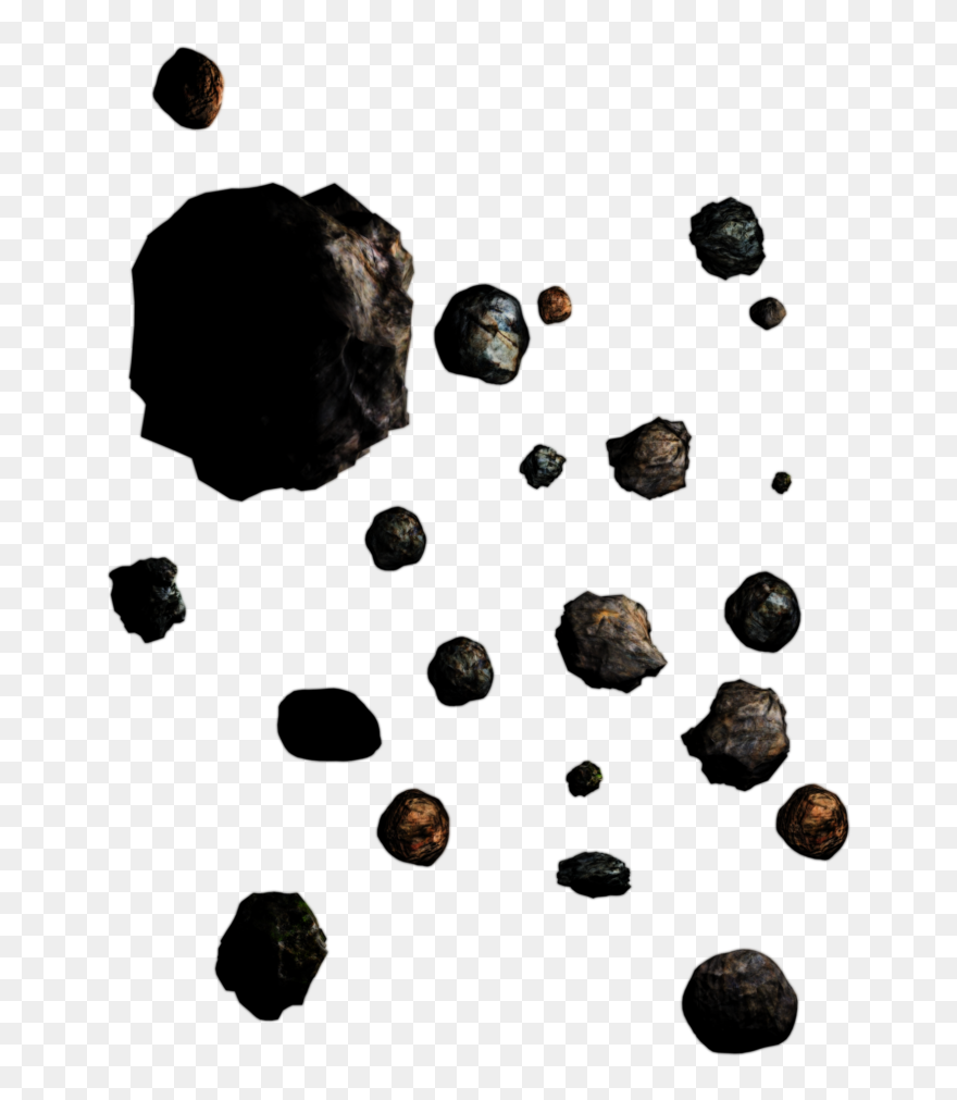Transparent Cartoon Asteroid Png - Transparent Background Asteroids Png Clipart