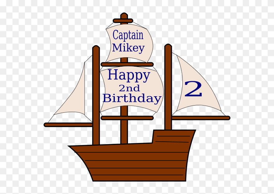 Sailing Ship Clipart - Png Download