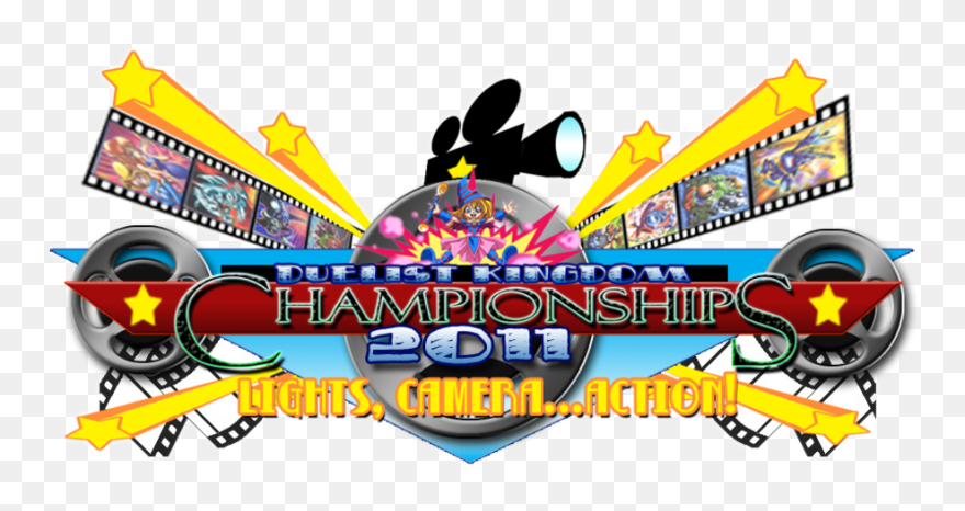 Duelist Kingdom Lights, Camera, Action Logo By Neweraoutlaw - Light Camera Action Png Clipart