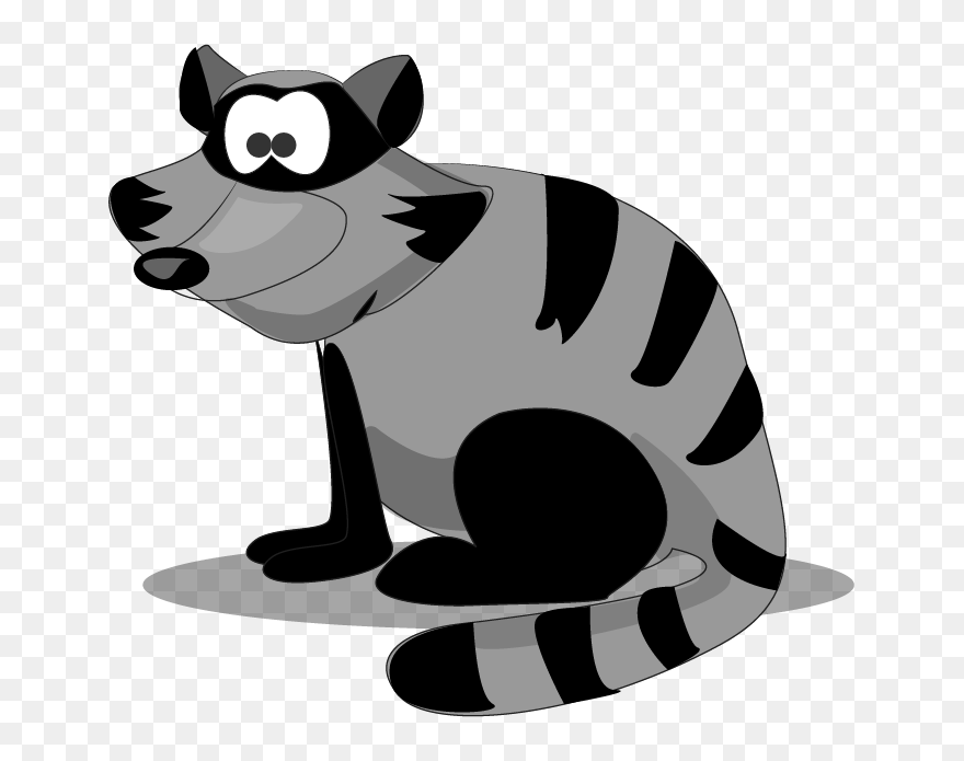 Love My Racoon Clipart