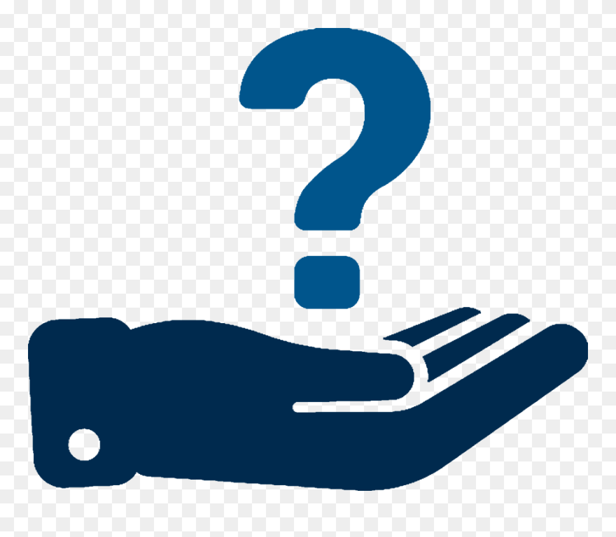 Icon Of A Hand With A On Top - Services Icon Transparent Clipart