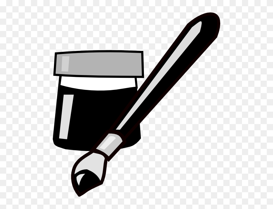 Transparent Paint Splatter - Red Paint Brush Clipart - Png Download