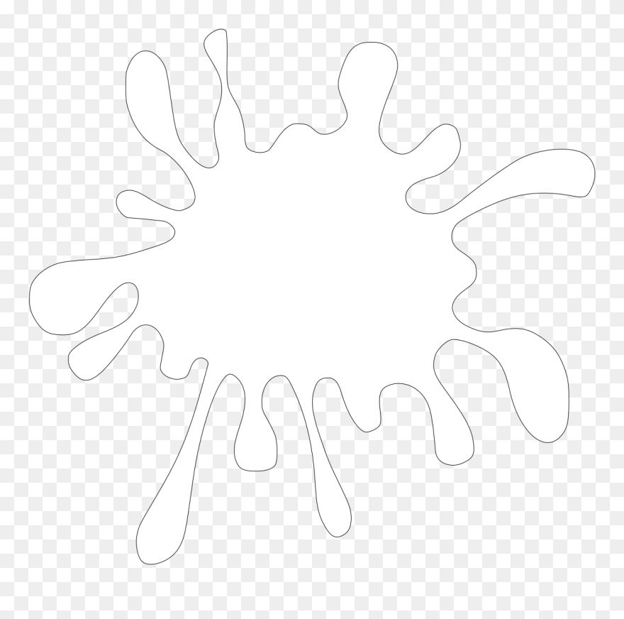 Splash Of White Paint Clipart