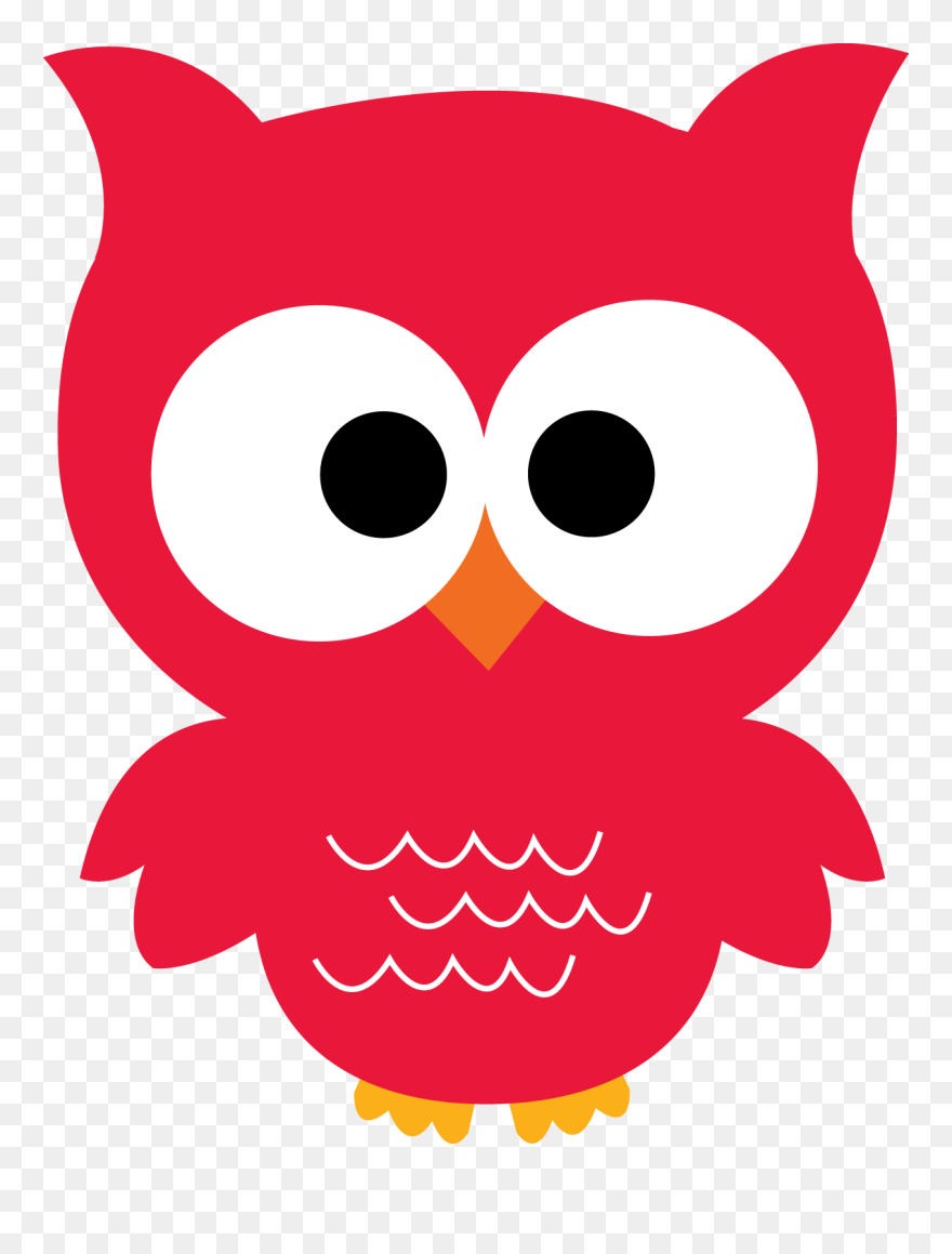 Hippie Clipart Ell Student - Red Owl Clipart - Png Download