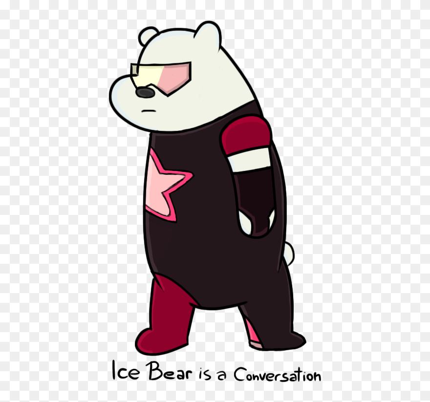 Lce Bear Is A Conversatioh Bear Polar Bear Pink Mammal - Steven Universe Clipart