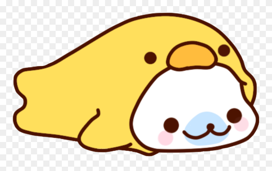 #cute #kawaii #squishy #duck #bear #chick #chicken - Kawaii Cute Duck Cartoon Clipart