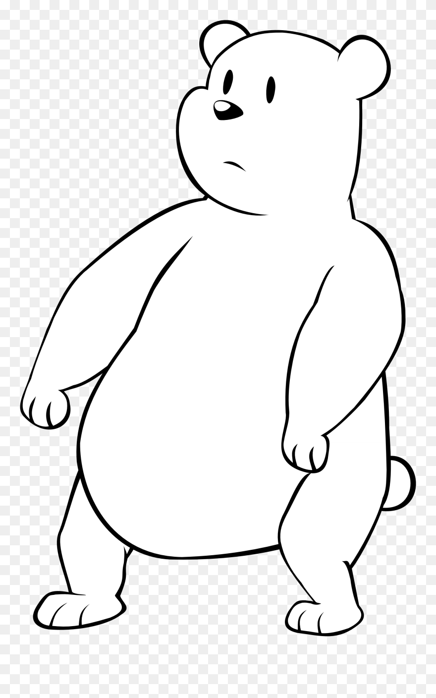Ice Bear - Cartoon Clipart