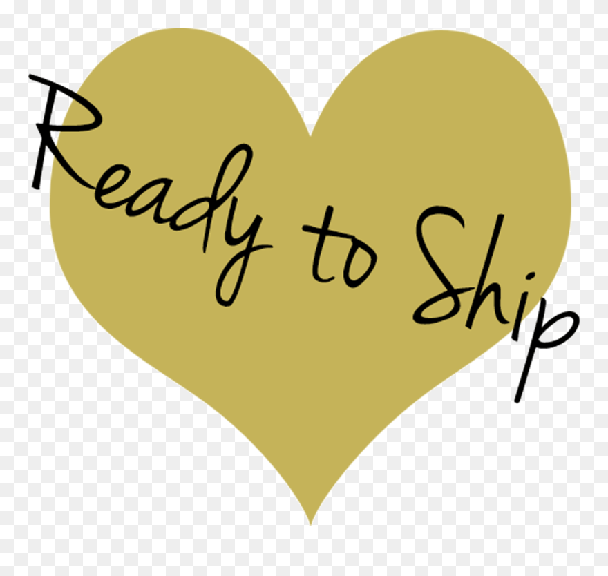 Ready To Ship Heart Clipart (5598315) PinClipart