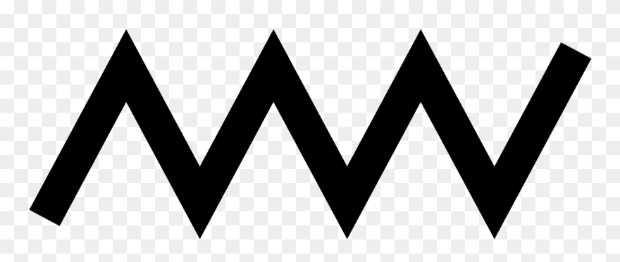 Zigzag Clipart Black And White - Png Download