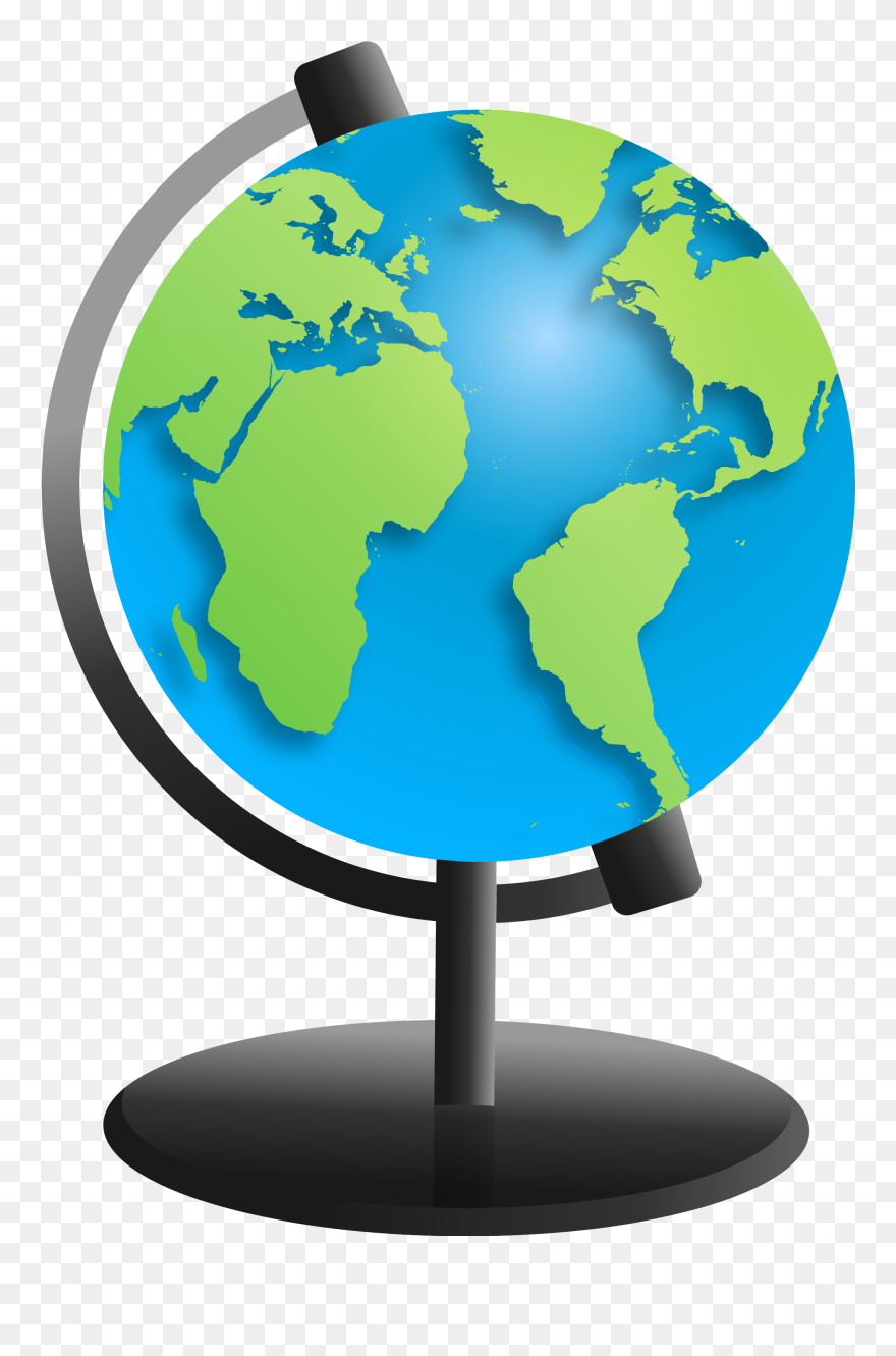 Vector Hand Painted Globe - Portable Network Graphics Clipart