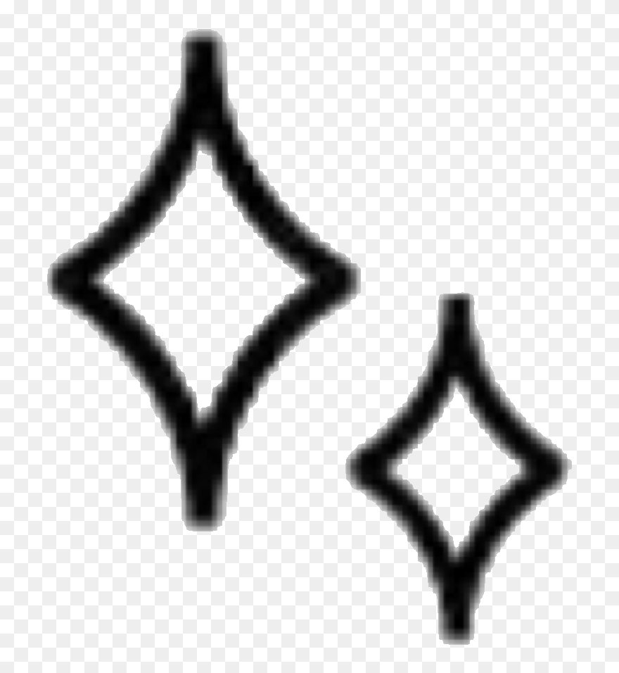 #sparkle #light #diamond #black #shape #cool #line Clipart