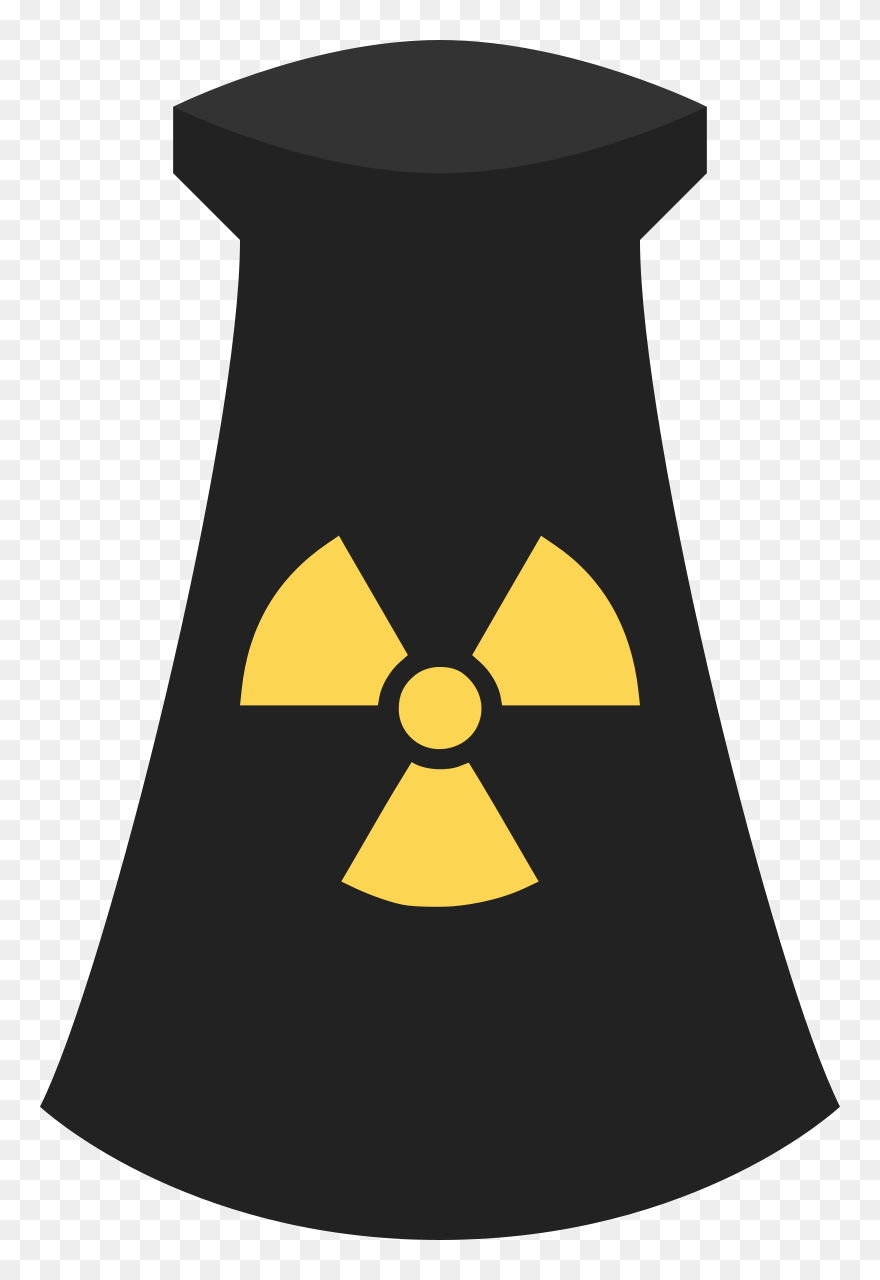 Nuclear Power Plant Icon Symbol - Nuclear Power Plant Icon Clipart